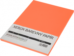 Barevný kancelářský papír neon oranžová A4 80g