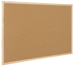 Korková tabule 400x300mm dřevěný rám