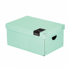 Úložná krabice velká PASTELINi lamino zelená