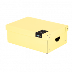 Úložná krabice malá PASTELINi lamino žlutá