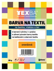 Barva na textil Texba 20g oranžová