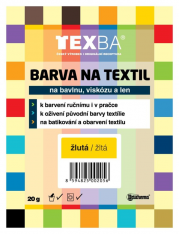 Barva na textil Texba 20g žlutá