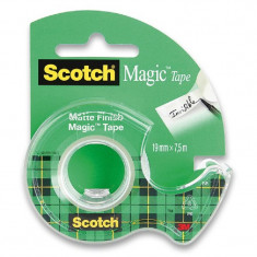 Samolepicí páska 3M Scotch Magic Invisible s odvíječem 19mm / 7,5m