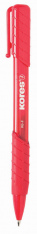Trojhranné kuličkové pero Kores K6 PEN červené