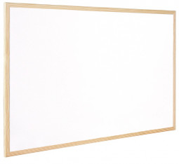 Magnetická tabule 800x600mm dřevěný rám
