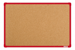 Korková tabule BoardOK 600x900mm červený rám