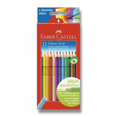 Trojhranné pastelky Faber-Castell Colour Grip 12ks