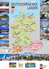 Zeměpis Deutschsprachige Länder Mapa