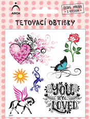 Tetovací obtisky Dívčí ornamenty
