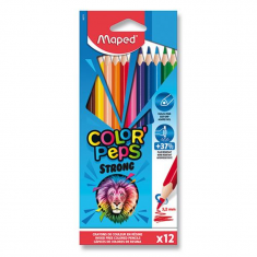 Trojhranné pastelky Maped Color´Peps Strong 12ks