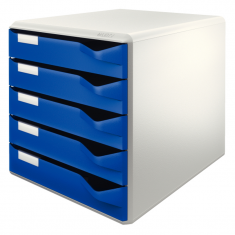 Zásuvkový box Leitz modrý