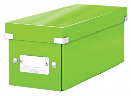 Úložná krabice na CD Leitz Click & Store WOW zelená