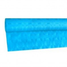 Papírový ubrus 1,2x8m světle modrý