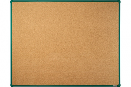 Korková tabule BoardOK 1500x1200mm zelený rám