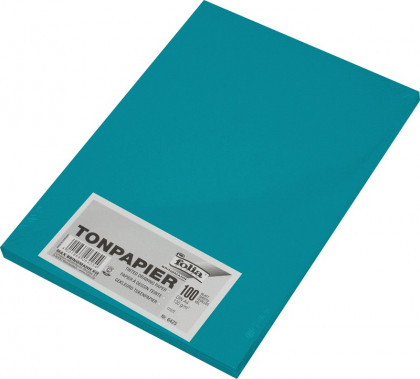 Barevný papír A4 130g 100ls tmavě modrá tyrkysová