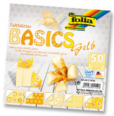 Papír na origami Basics žlutý