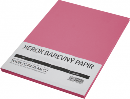 Barevný kancelářský papír růžová pastelová tmavá A4 160g