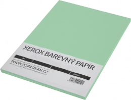 Barevný kancelářský papír zelená pastelová tmavá A4 160g 50ls