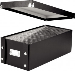 Úložná krabice na DVD Leitz Click & Store WOW černá