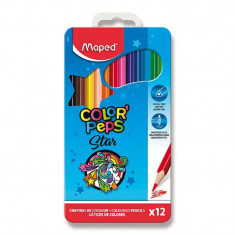 Trojhranné pastelky Maped Color'Peps Metal Box 12ks