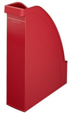 Archivační box A4 zkosený PVC Leitz Plus červený