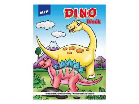 Omalovánky A4 Dino
