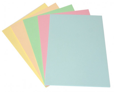 Barevný kancelářský papír mix pastelových barev 5x20ls A4 160g