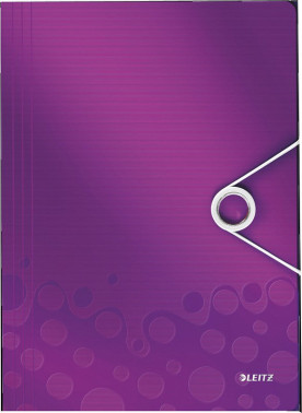 Desky A4 PP Leitz WOW purpurová