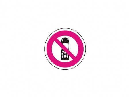 Samolepka - Zákaz používání mobilního telefonu