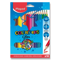 Trojhranné pastelky Maped Color Peps 18ks