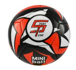 Fotbalový míč miniball SPORTTEAM®, černo-červený