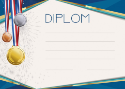 Diplom A4 Medaile II
