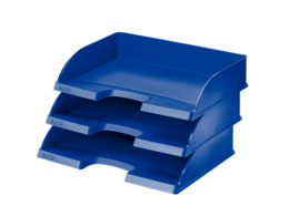 Zásuvka Leitz Plus na šířku modrá