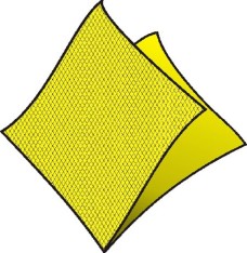 Papírové ubrousky 40ks žluté