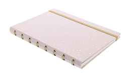 Zápisník A5 Filofax Notebook Confetti rose quartz