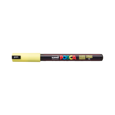 Popisovač Posca PC-1MR 0,7mm pastelově žlutá