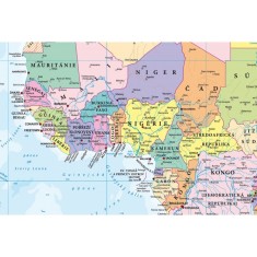 Nástěnná mapa Svět - Státy a území 1:21 000 000