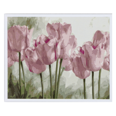 Malování podle čísel Tulipány
