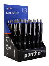 Kuličkové pero Spoko Panther 0,5mm černé