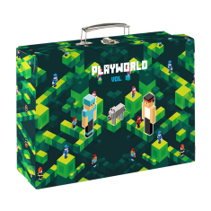 Kufřík A4 lamino hranatý OXY GO Playworld 2