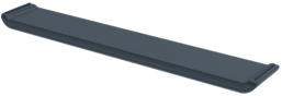 Nastavitelná opěrka zápěstí ke klávesnici Leitz Ergo tmavě šedá