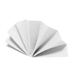 Papírové ubrousky 40ks bílé