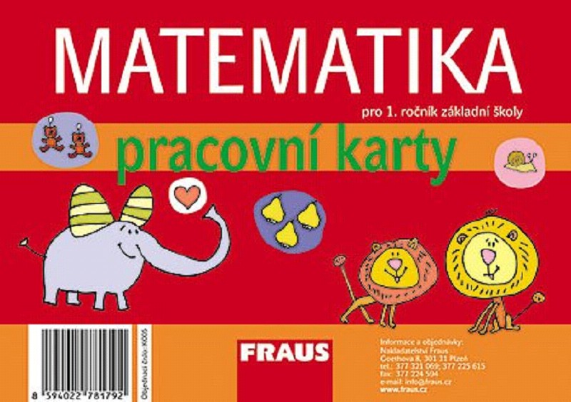 u-M 1.r.Fraus Matematika Pracovní karty(96ks)