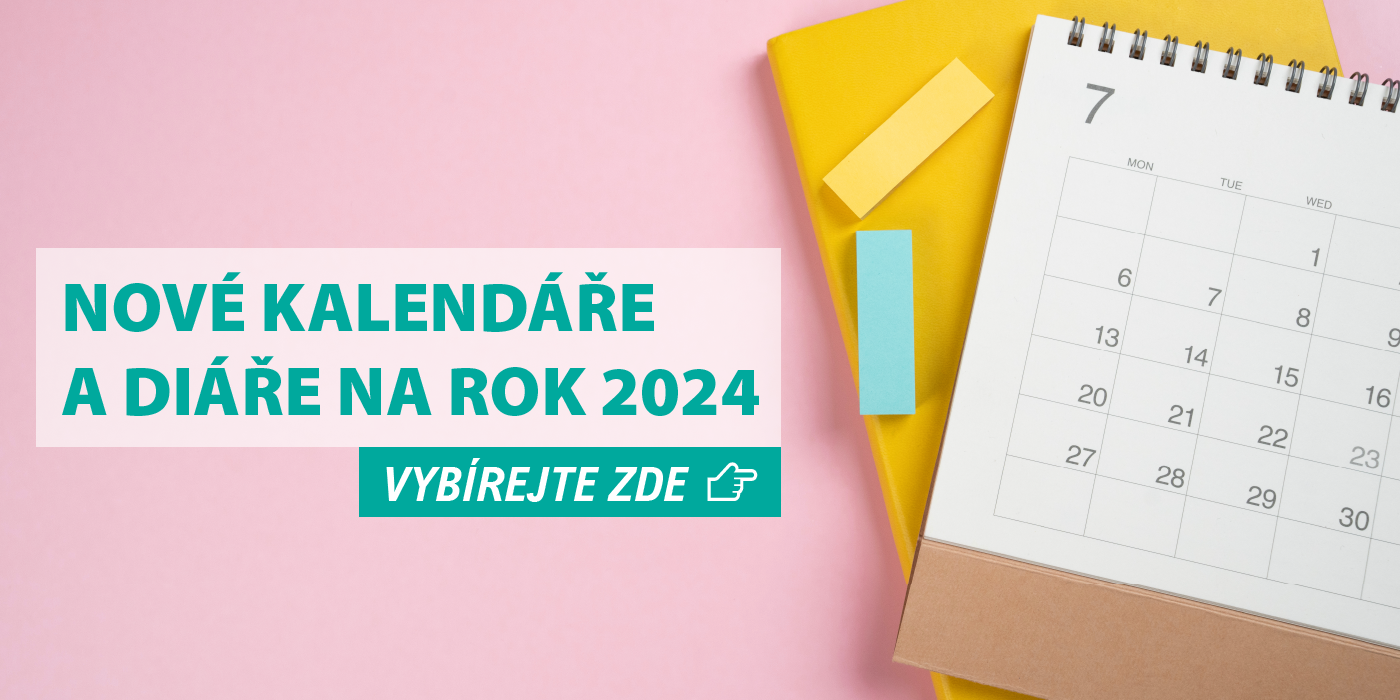 Kalendáře a diáře na rok 2024