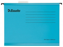Třídicí závěsné desky Esselte Classic 25ks modré