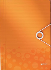 Desky na spisy box 3cm Leitz WOW oranžové