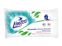 Vlhčené ubrousky LINTEO univerzální 40ks