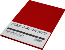 Barevný kancelářský papír červená intensivní A4 80g 100ls