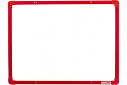 Magnetická tabule BoardOK AL červený rám 600x450mm