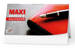 Kalendář stolní 2023 maxi daňový kalendář
